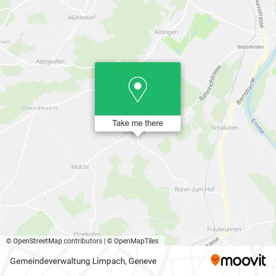 Gemeindeverwaltung Limpach map