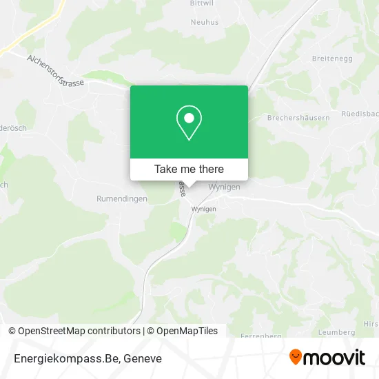 Energiekompass.Be map