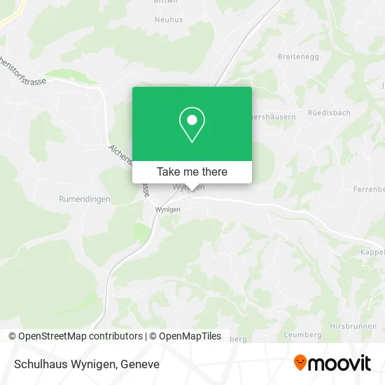 Schulhaus Wynigen map