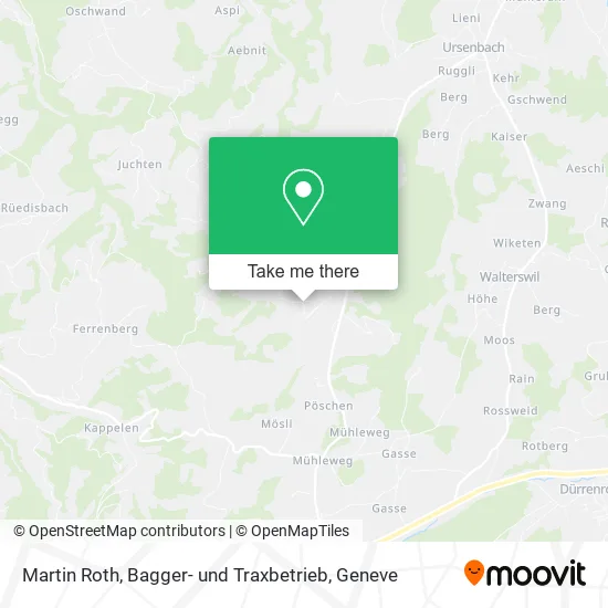 Martin Roth, Bagger- und Traxbetrieb map