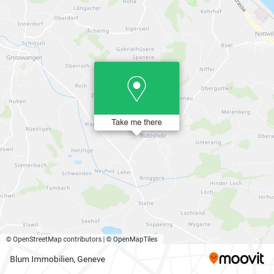 Blum Immobilien map