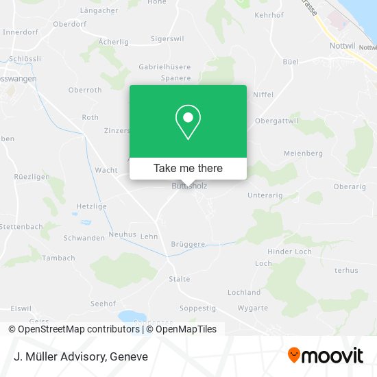 J. Müller Advisory map
