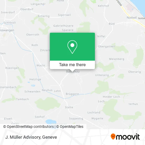 J. Müller Advisory map