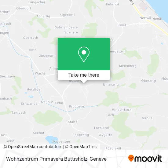 Wohnzentrum Primavera Buttisholz map