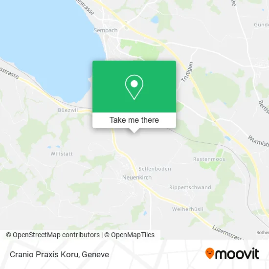 Cranio Praxis Koru map