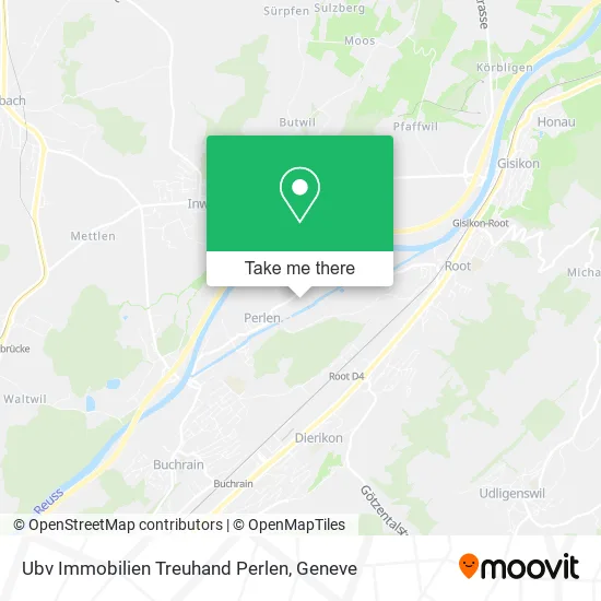 Ubv Immobilien Treuhand Perlen map