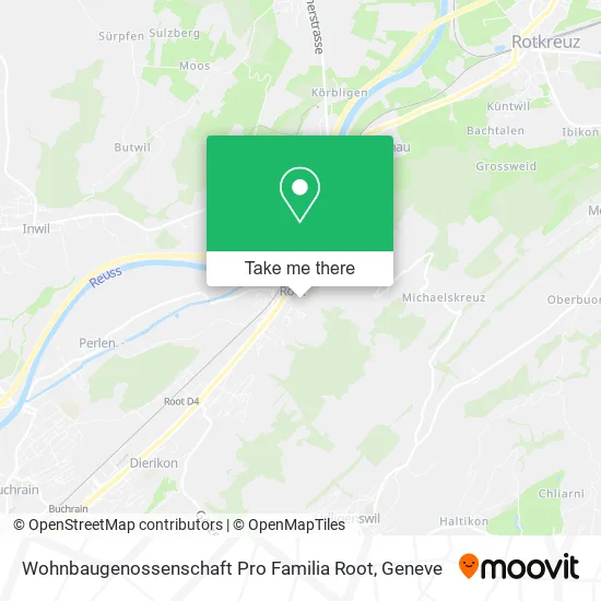 Wohnbaugenossenschaft Pro Familia Root map