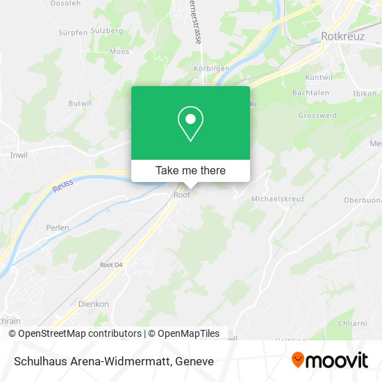 Schulhaus Arena-Widmermatt map