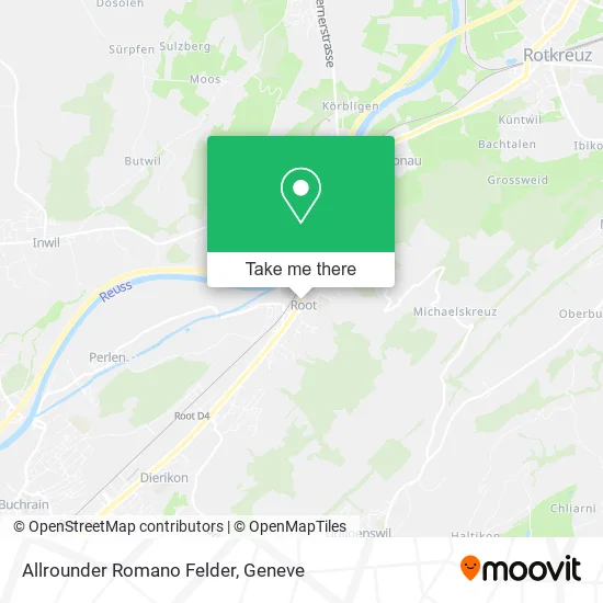 Allrounder Romano Felder map