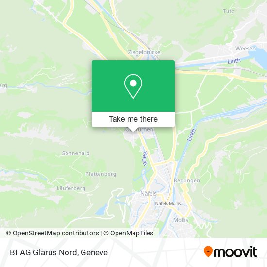 Bt AG Glarus Nord map