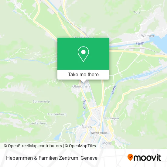 Hebammen & Familien Zentrum map