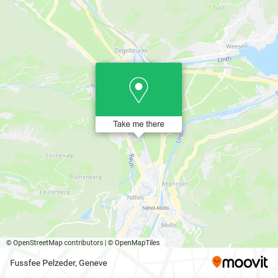 Fussfee Pelzeder map