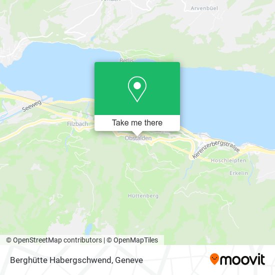 Berghütte Habergschwend map