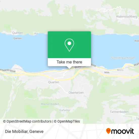 Die Mobiliar map