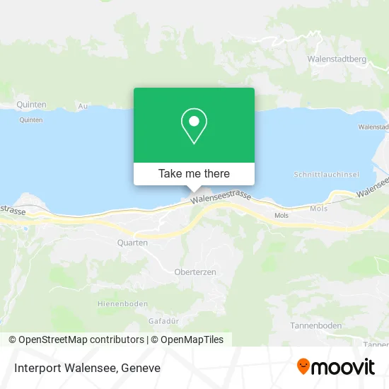 Interport Walensee map