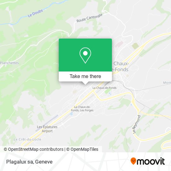 Plagalux sa map