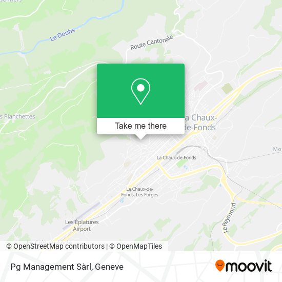 Pg Management Sàrl map