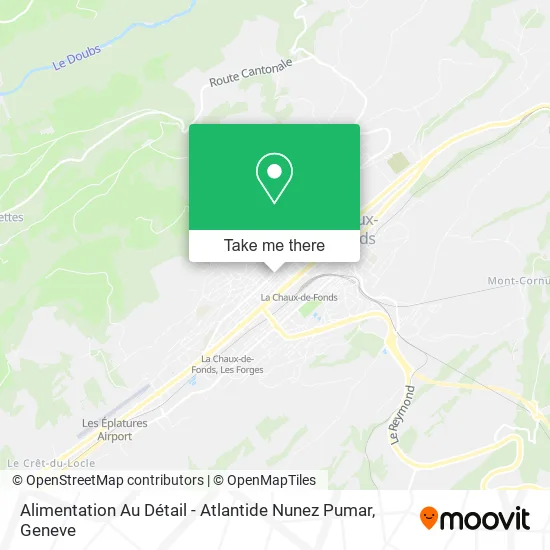 Alimentation Au Détail - Atlantide Nunez Pumar map
