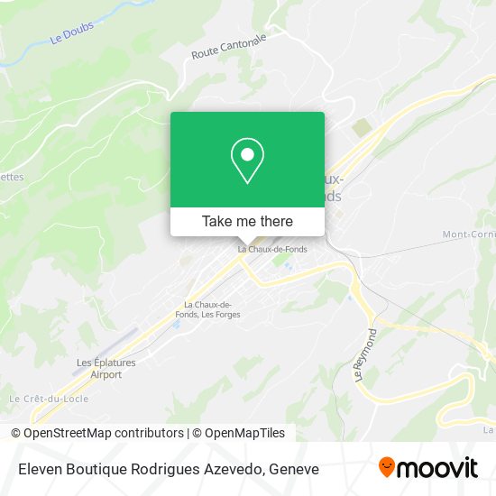 Eleven Boutique Rodrigues Azevedo map