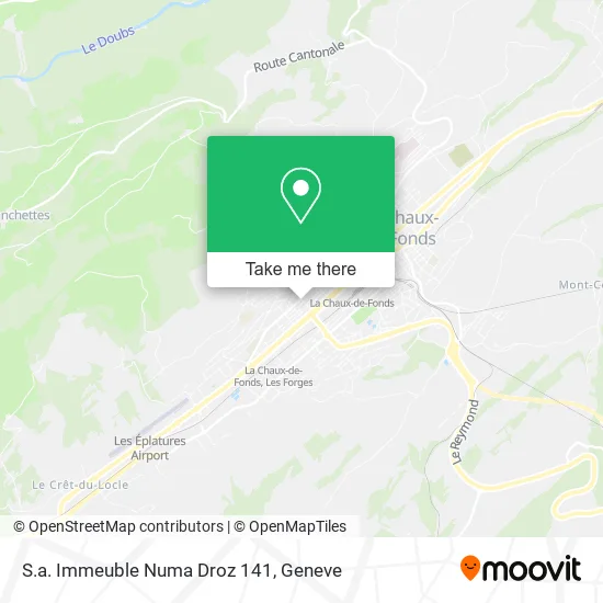 S.a. Immeuble Numa Droz 141 map