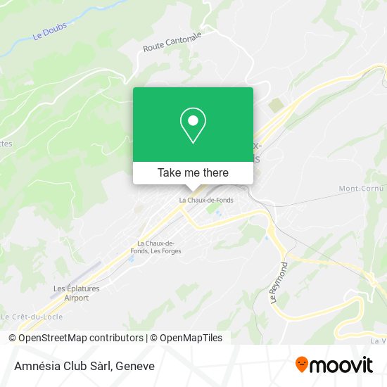 Amnésia Club Sàrl map