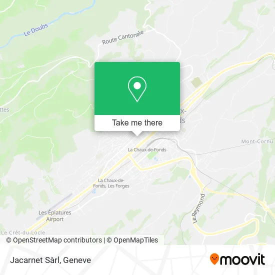 Jacarnet Sàrl map