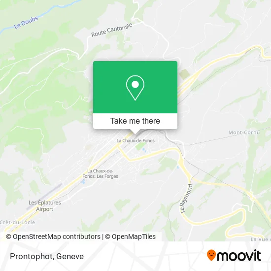 Prontophot map