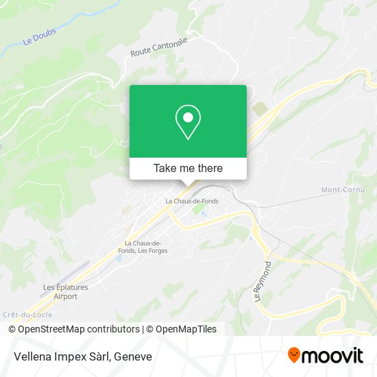 Vellena Impex Sàrl map