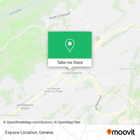 Espace Location map