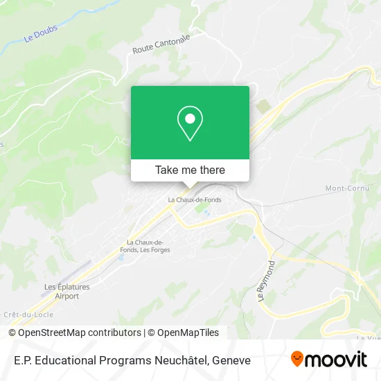 E.P. Educational Programs Neuchâtel map
