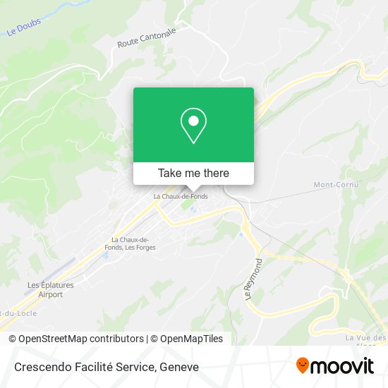 Crescendo Facilité Service map