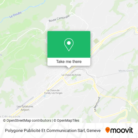 Polygone Publicité Et Communication Sàrl map