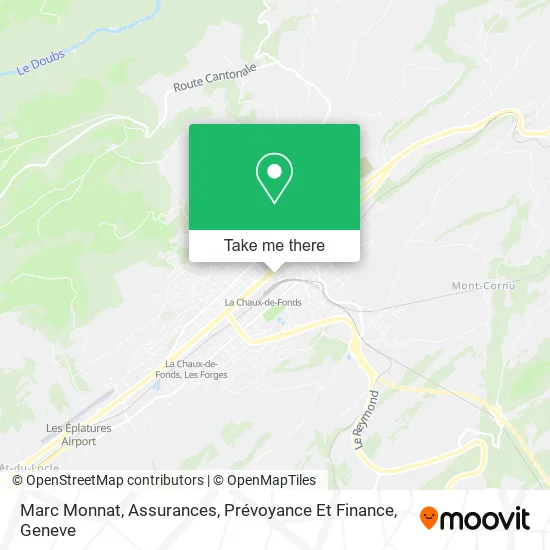 Marc Monnat, Assurances, Prévoyance Et Finance map