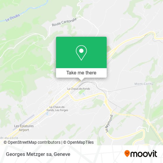 Georges Metzger sa map