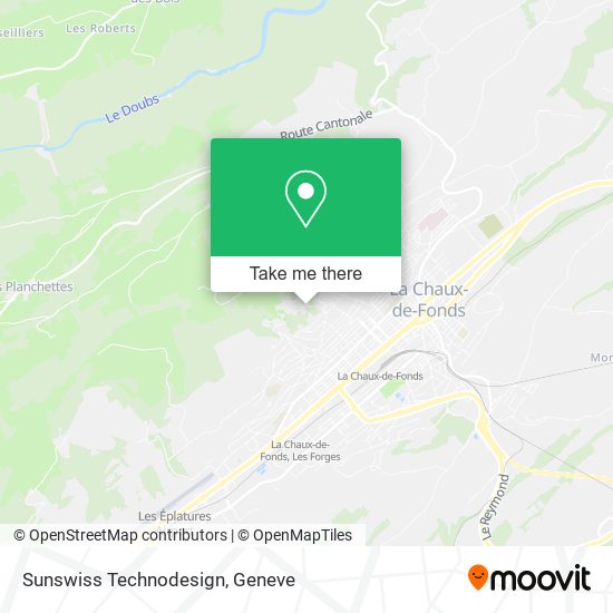 Sunswiss Technodesign map