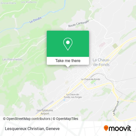 Lesquereux Christian map