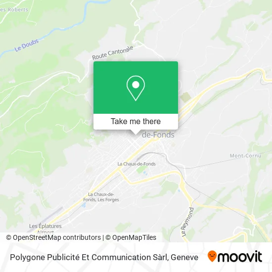 Polygone Publicité Et Communication Sàrl map
