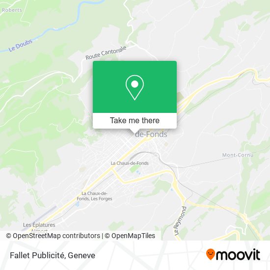 Fallet Publicité map