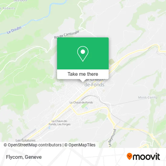 Flycom map