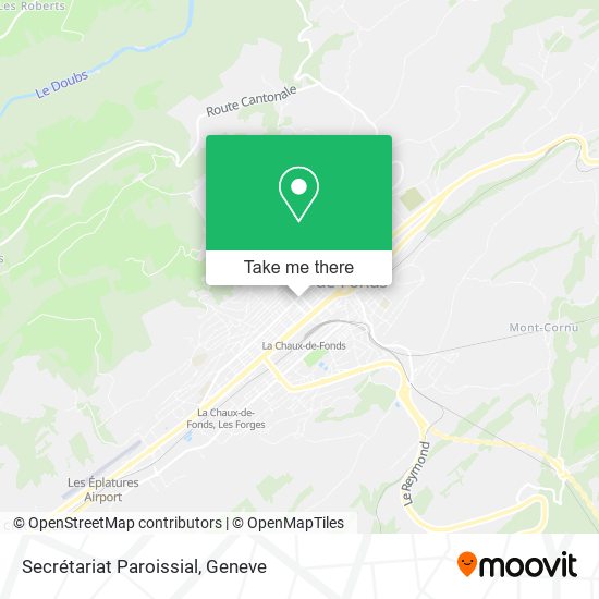 Secrétariat Paroissial map