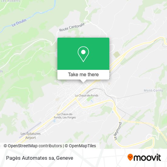 Pagès Automates sa map