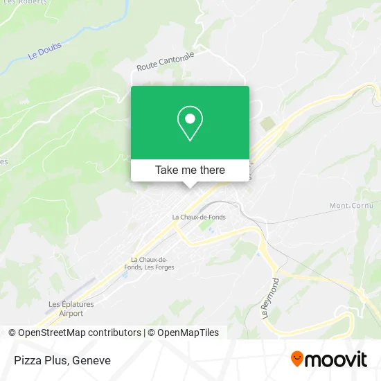 Pizza Plus map
