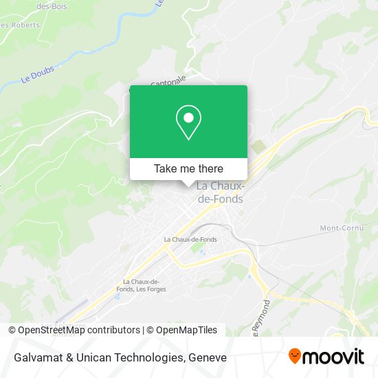 Galvamat & Unican Technologies map