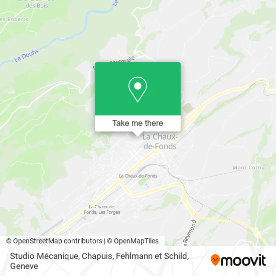 Studio Mécanique, Chapuis, Fehlmann et Schild map