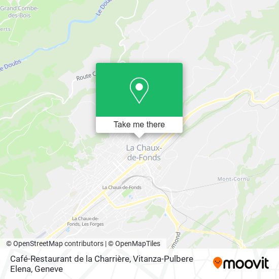 Café-Restaurant de la Charrière, Vitanza-Pulbere Elena plan