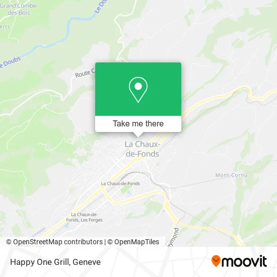 Happy One Grill map