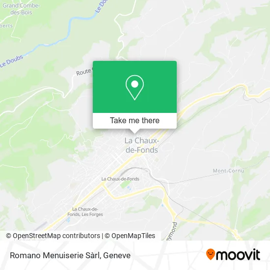 Romano Menuiserie Sàrl map