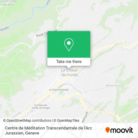 Centre de Méditation Transcendantale de l'Arc Jurassien map