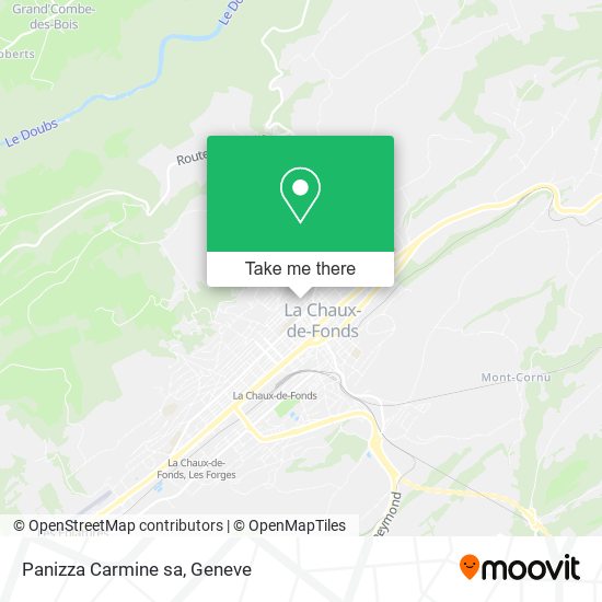 Panizza Carmine sa map