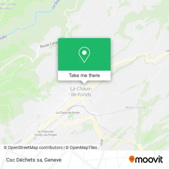 Csc Déchets sa map